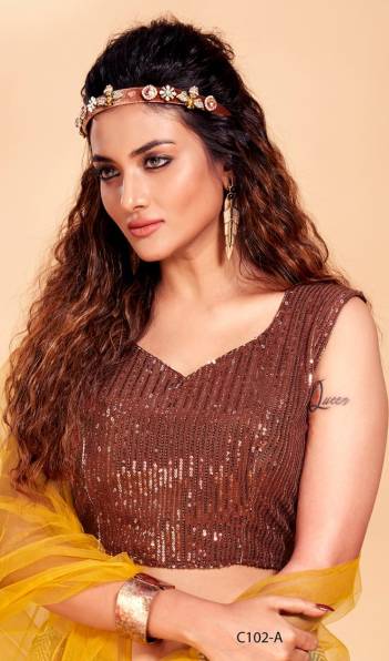 AMOHA C102 COLOUR'S C102-A TO C102-E DESIGNER LEHENGA CHOLI WHOLESAER IN SURAT